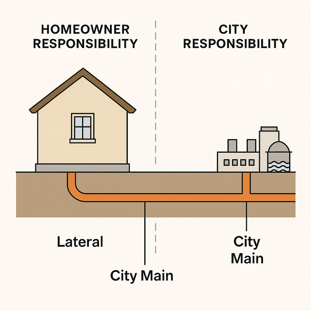 homeowner responsibility vs City Responsibility 